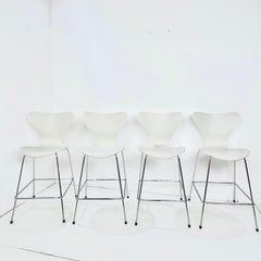 Set of 4 Fritz Hansen "Series 7" Counter Stools
