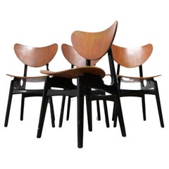 Set of 4 G Plan Tola Butterfly Dining Chairs