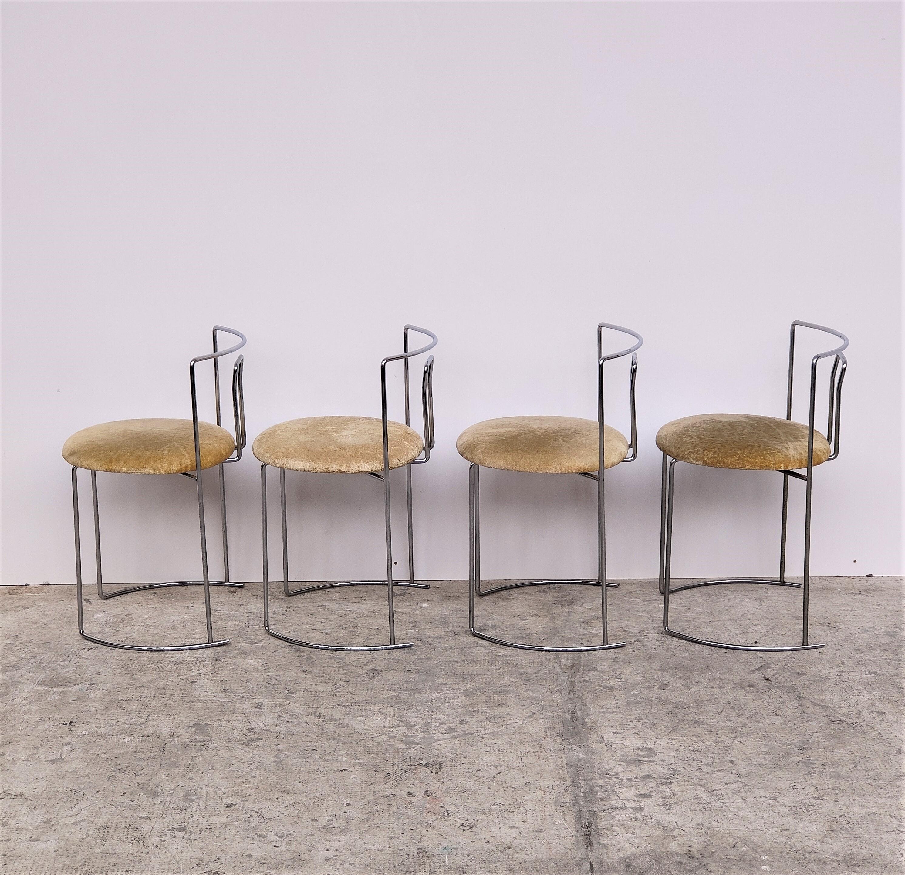 Italian Set of 4 Gaja Dining Chairs by Kazuhide Takahama for Simon 70s