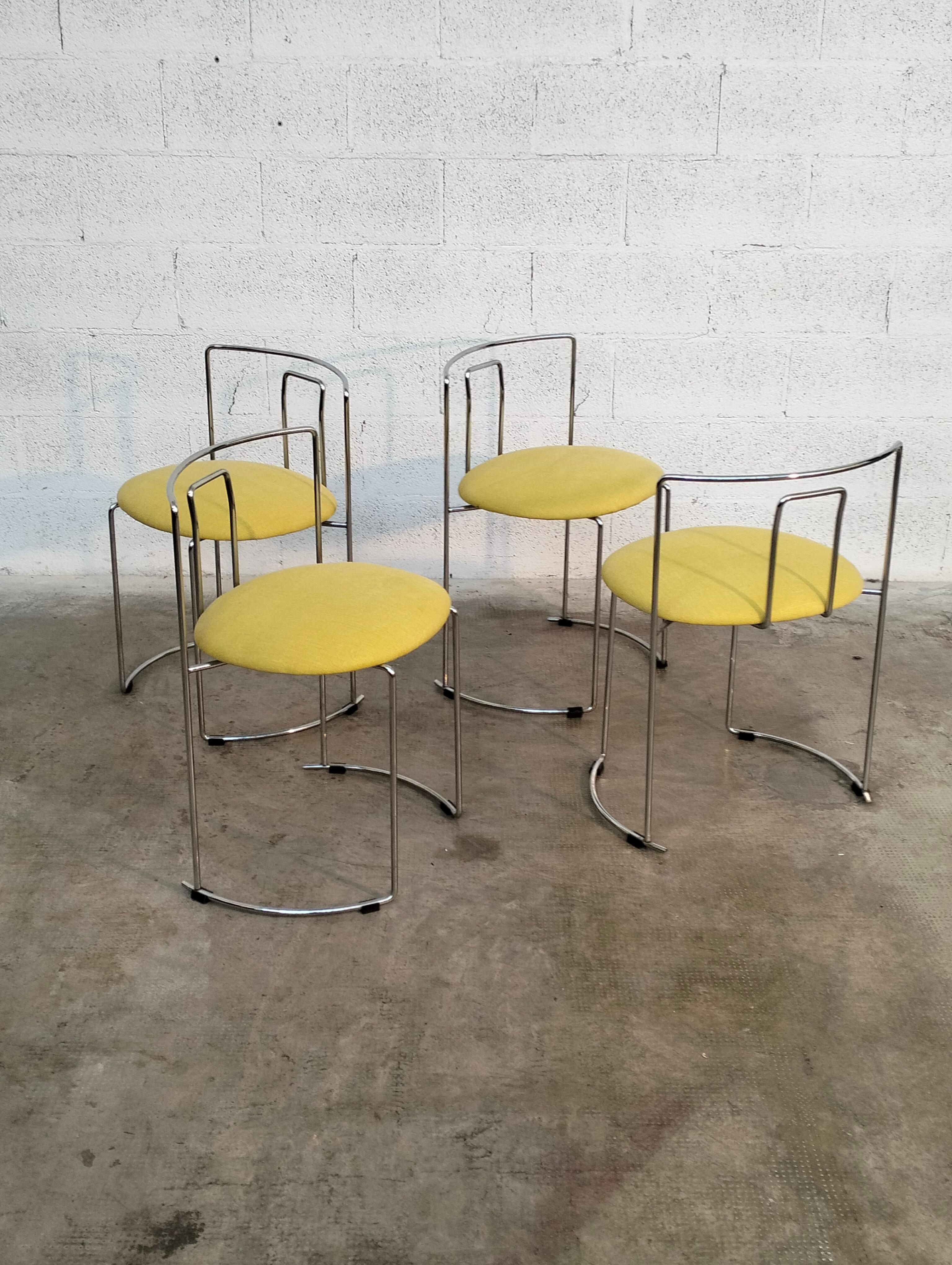 Set of 4 Gaja Stackable Chairs by Kazuhide Takahama for Simon Gavina, 70s In Good Condition In Padova, IT