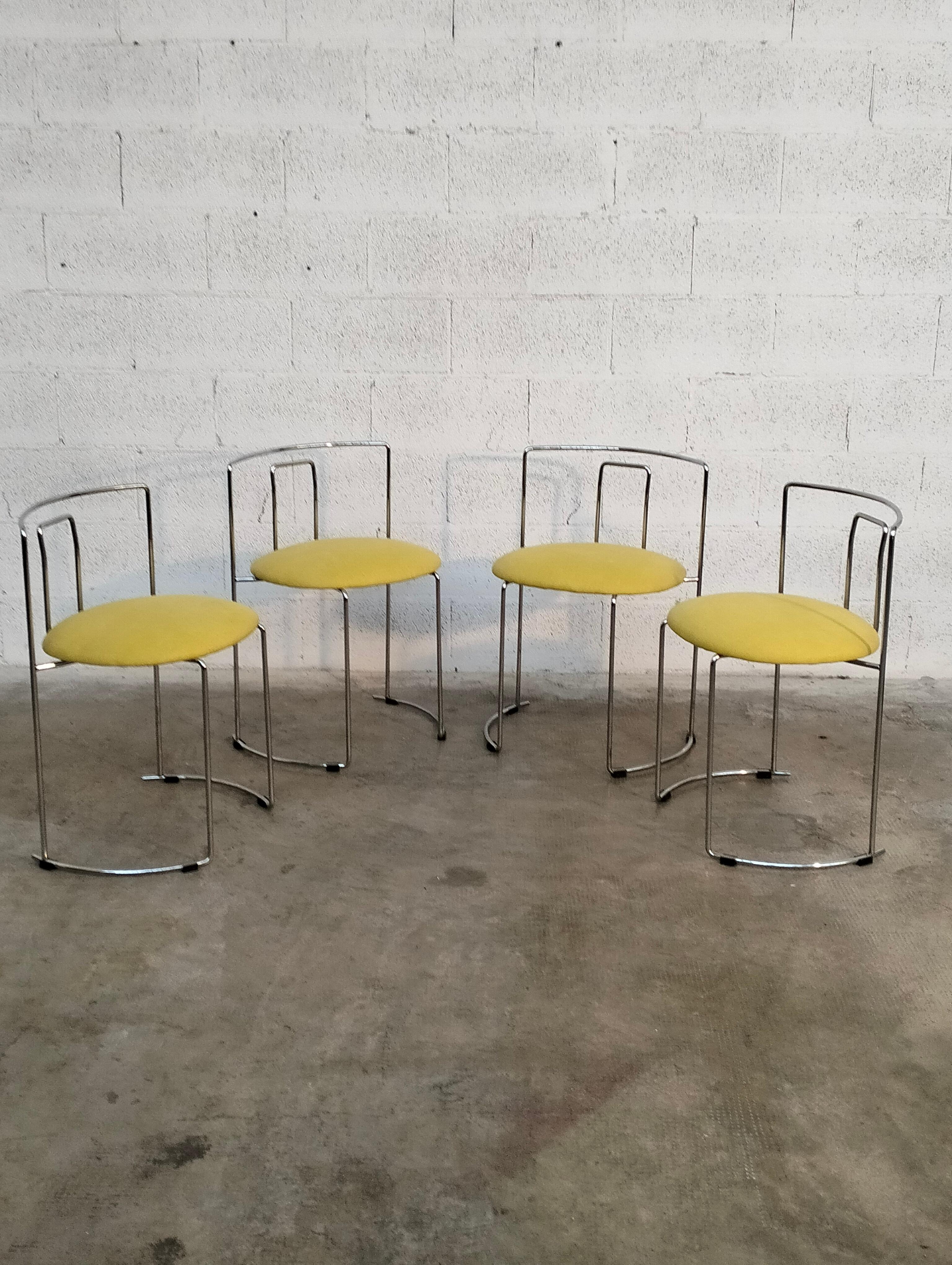 Late 20th Century Set of 4 Gaja Stackable Chairs by Kazuhide Takahama for Simon Gavina, 70s