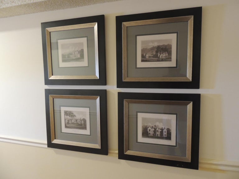 Set of '4' Gallery Wall Collection of English Framed Prints For Sale at