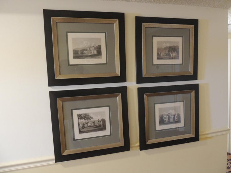 Set of '4' Gallery Wall Collection of English Framed Prints For Sale at