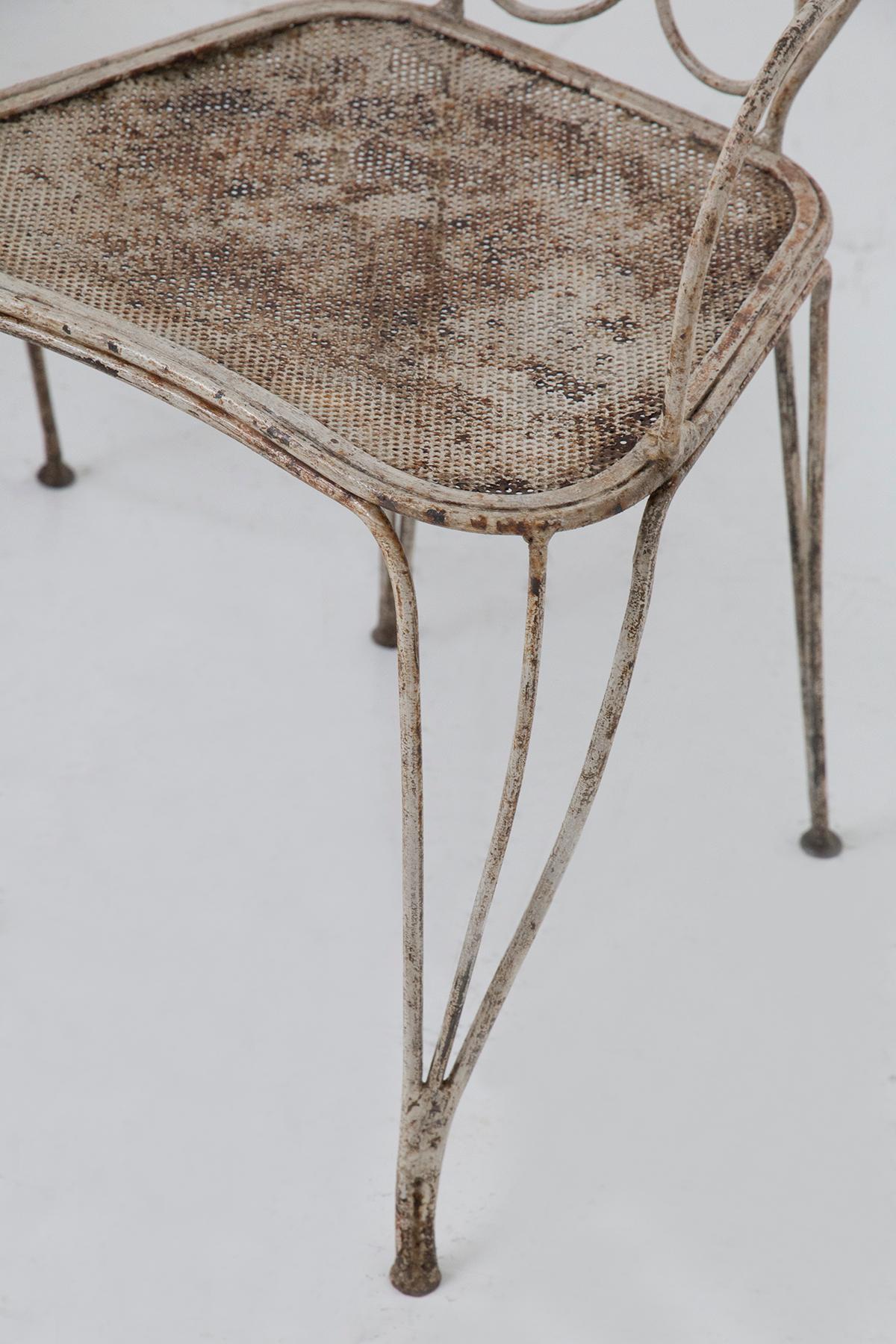 Iron Set of 4 garden chairs for Casa e Giardino, in iron