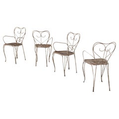 Set of 4 garden chairs for Casa e Giardino, in iron