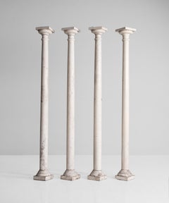 Set of 4 Georgian Pine Columns, circa 1760