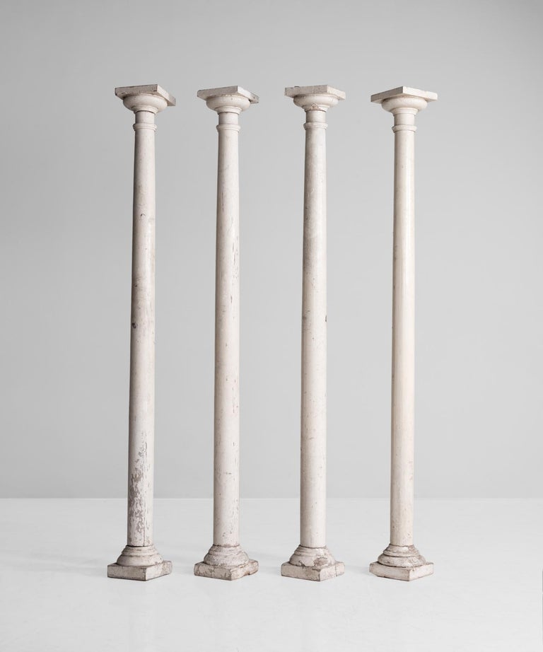Set Of 4 Georgian Pine Columns Circa 1760 At 1stdibs