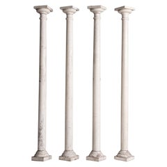 Set of 4 Georgian Pine Columns, circa 1760