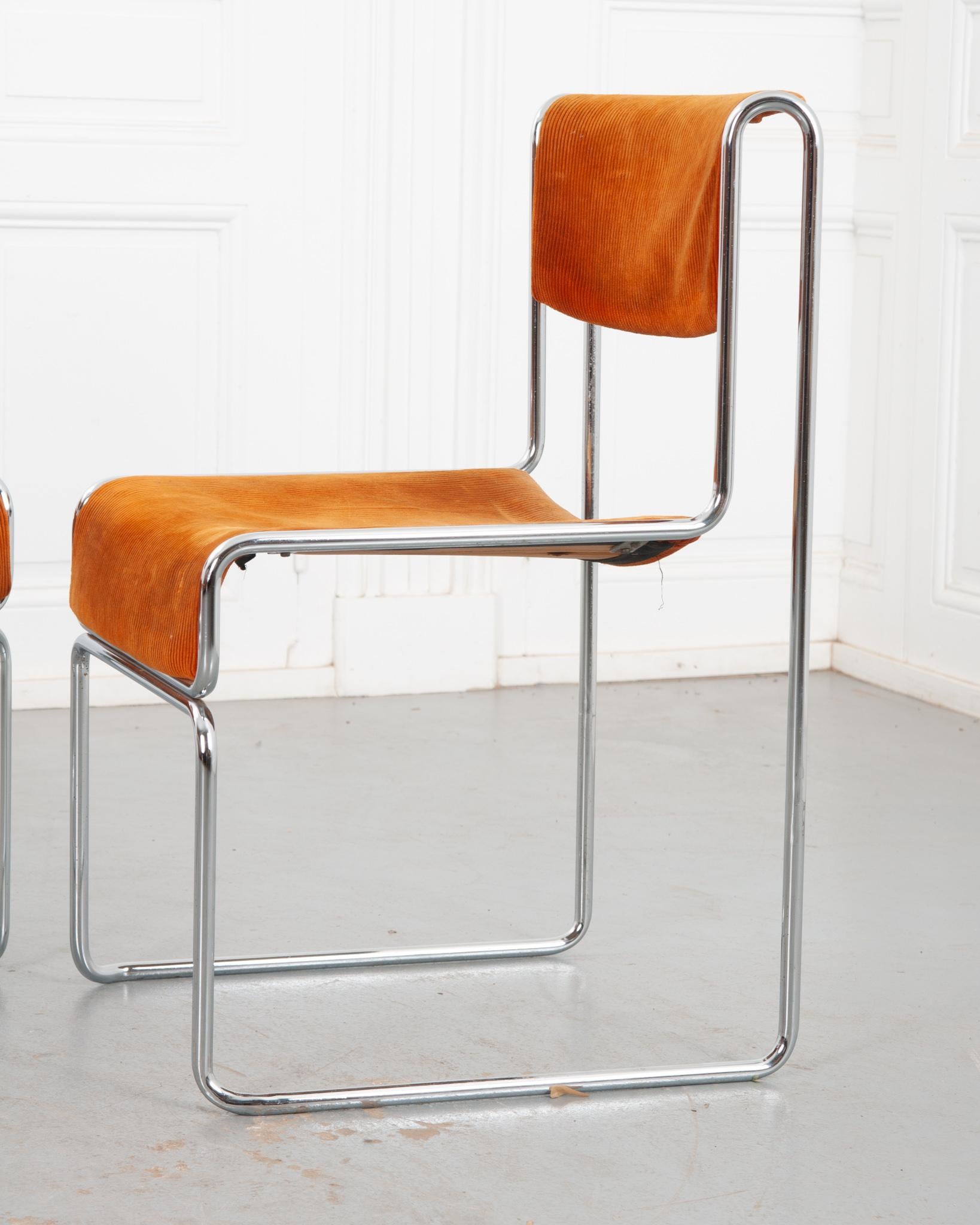 Set of 4 German Mid-Century Modern Dining Chairs 2