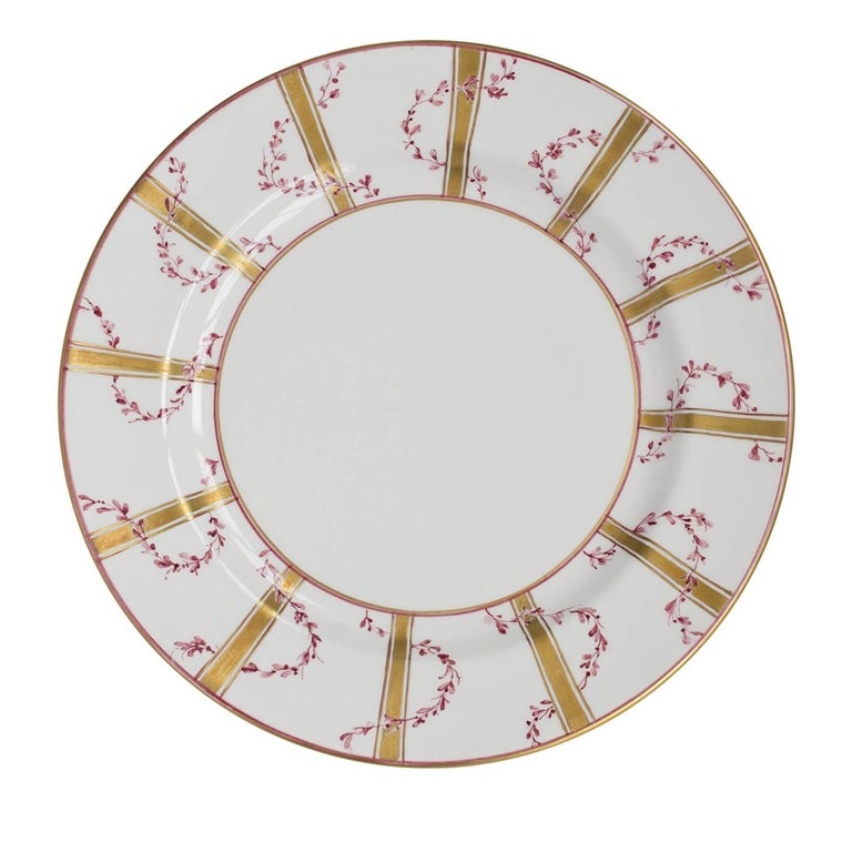 Set of Four Ghirlanda Ceramic Plates For Sale at 1stdibs
