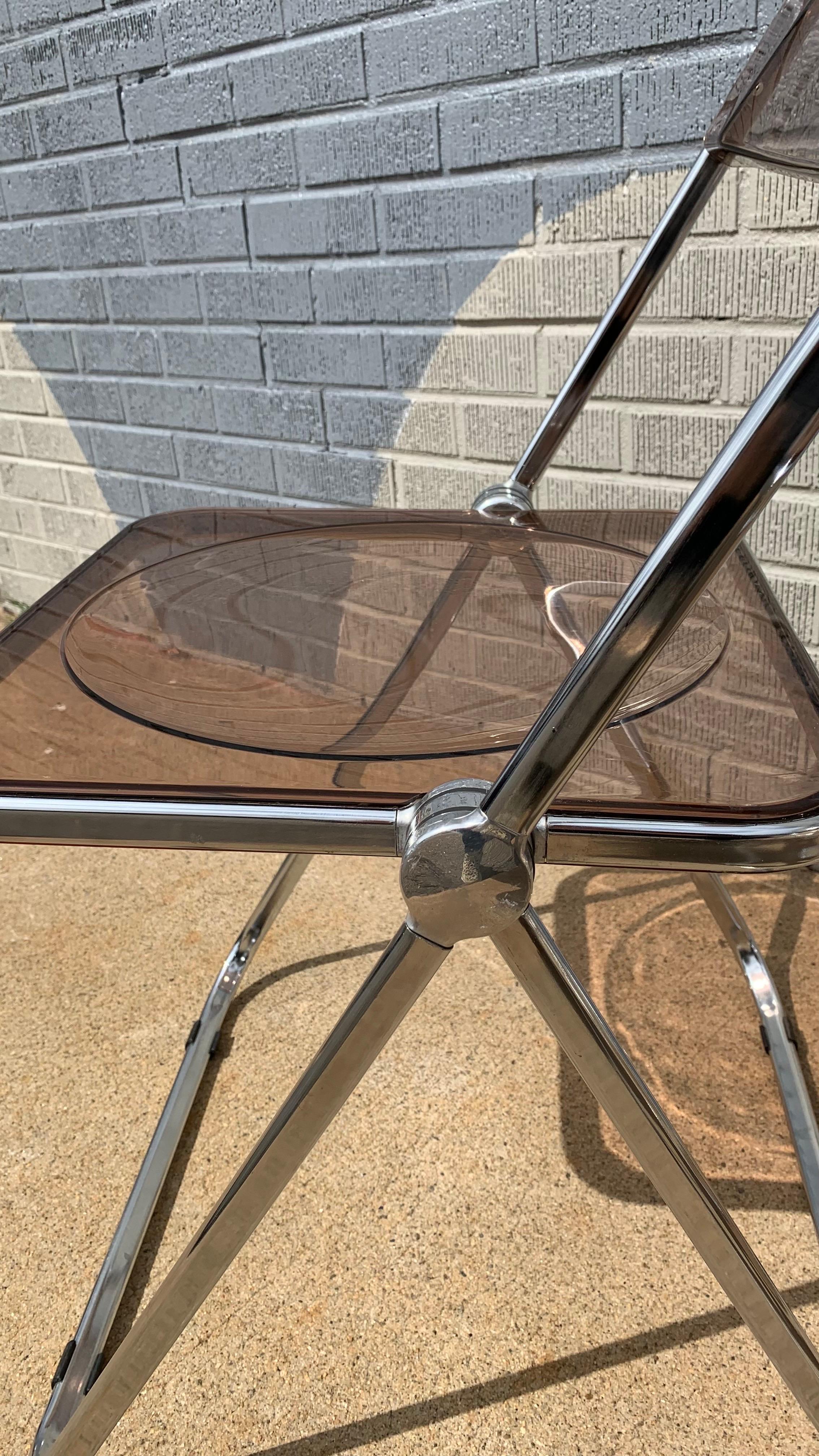 Ensemble de 4 chaises pliantes Giancarlo Piretti 