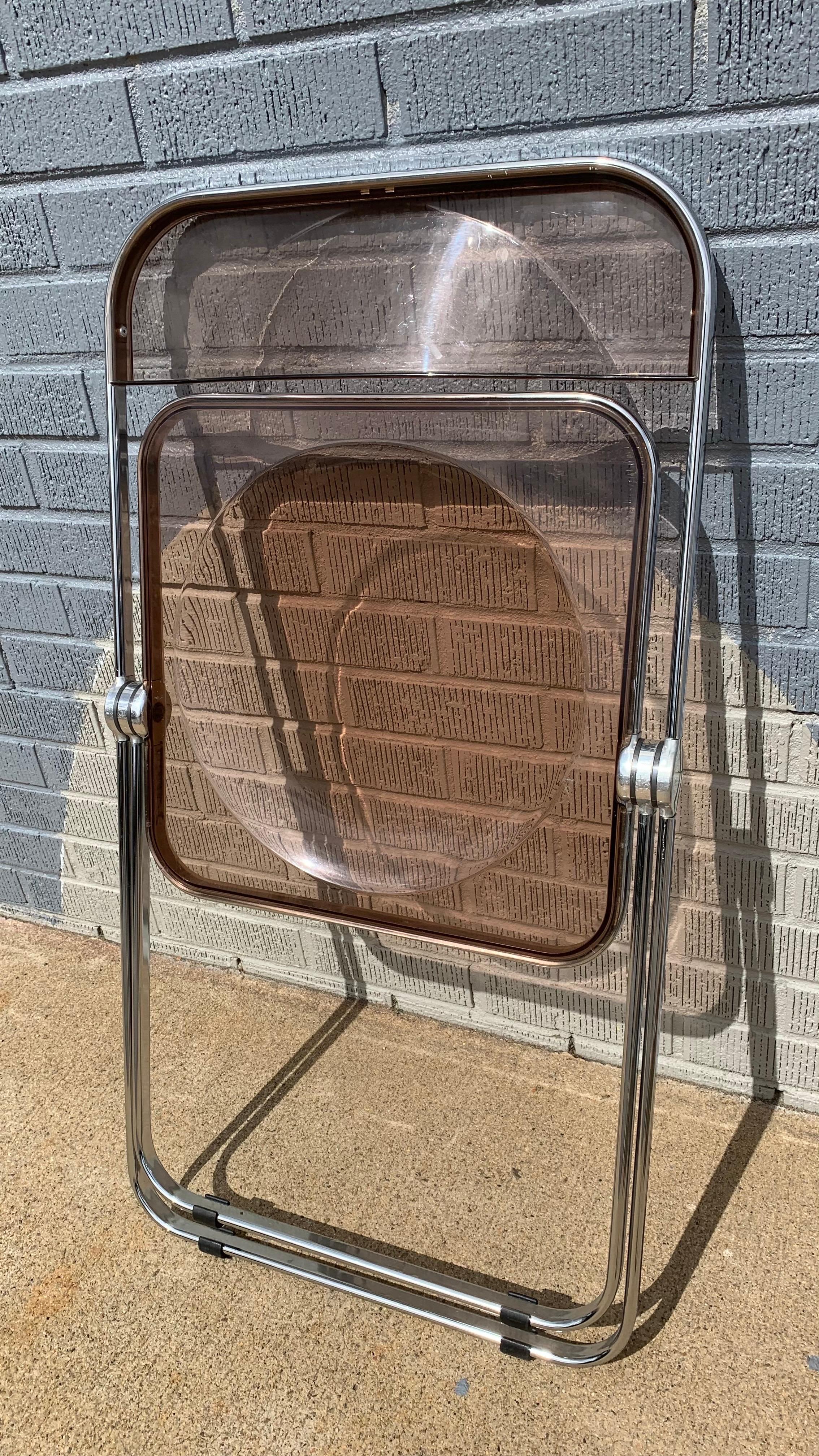 Ensemble de 4 chaises pliantes Giancarlo Piretti 