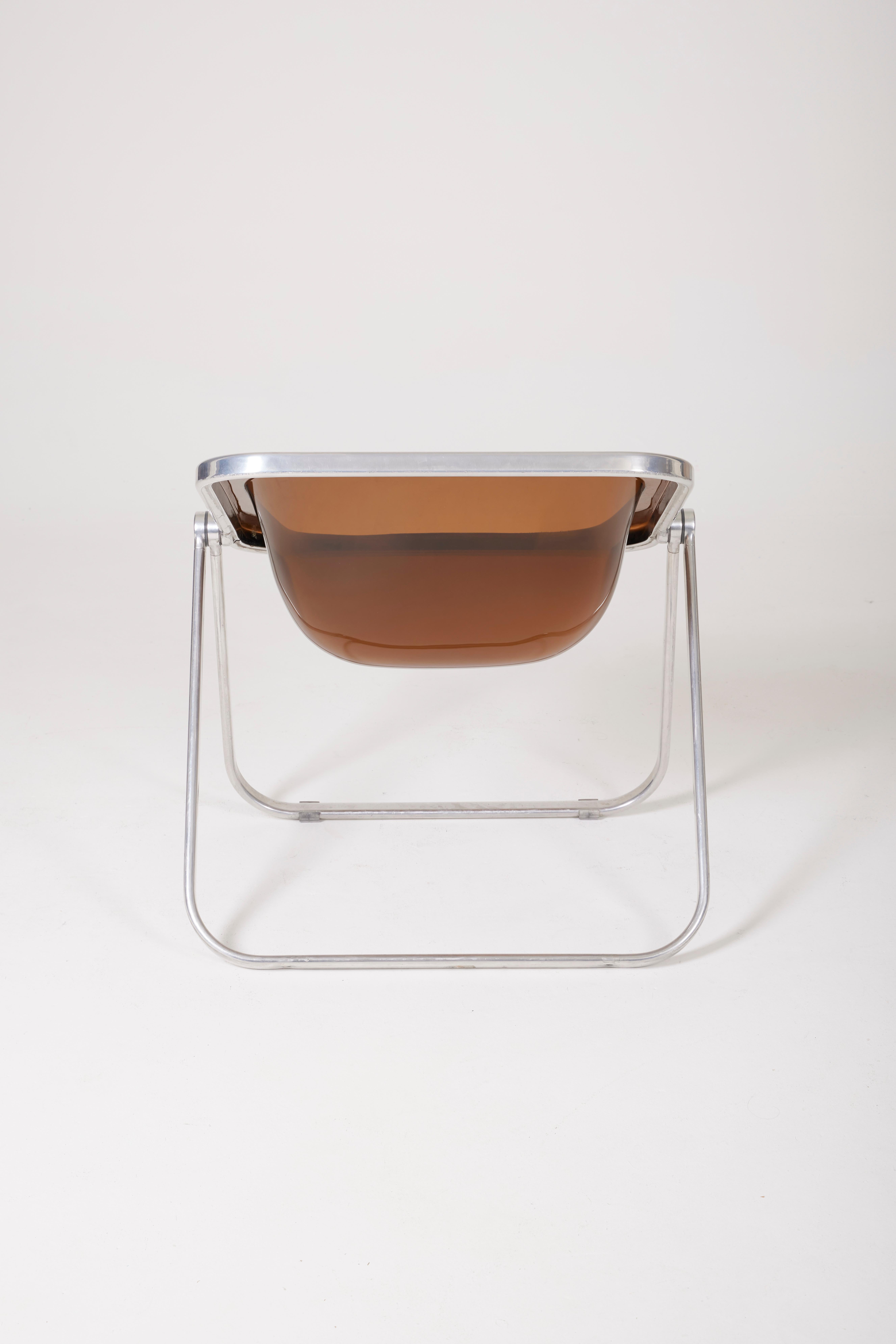 Plexiglass Set of 4 Giancarlo Piretti Plona armchair