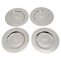 Juego de 4 platos Gianmaria Buccellati de plata de ley nº 21025