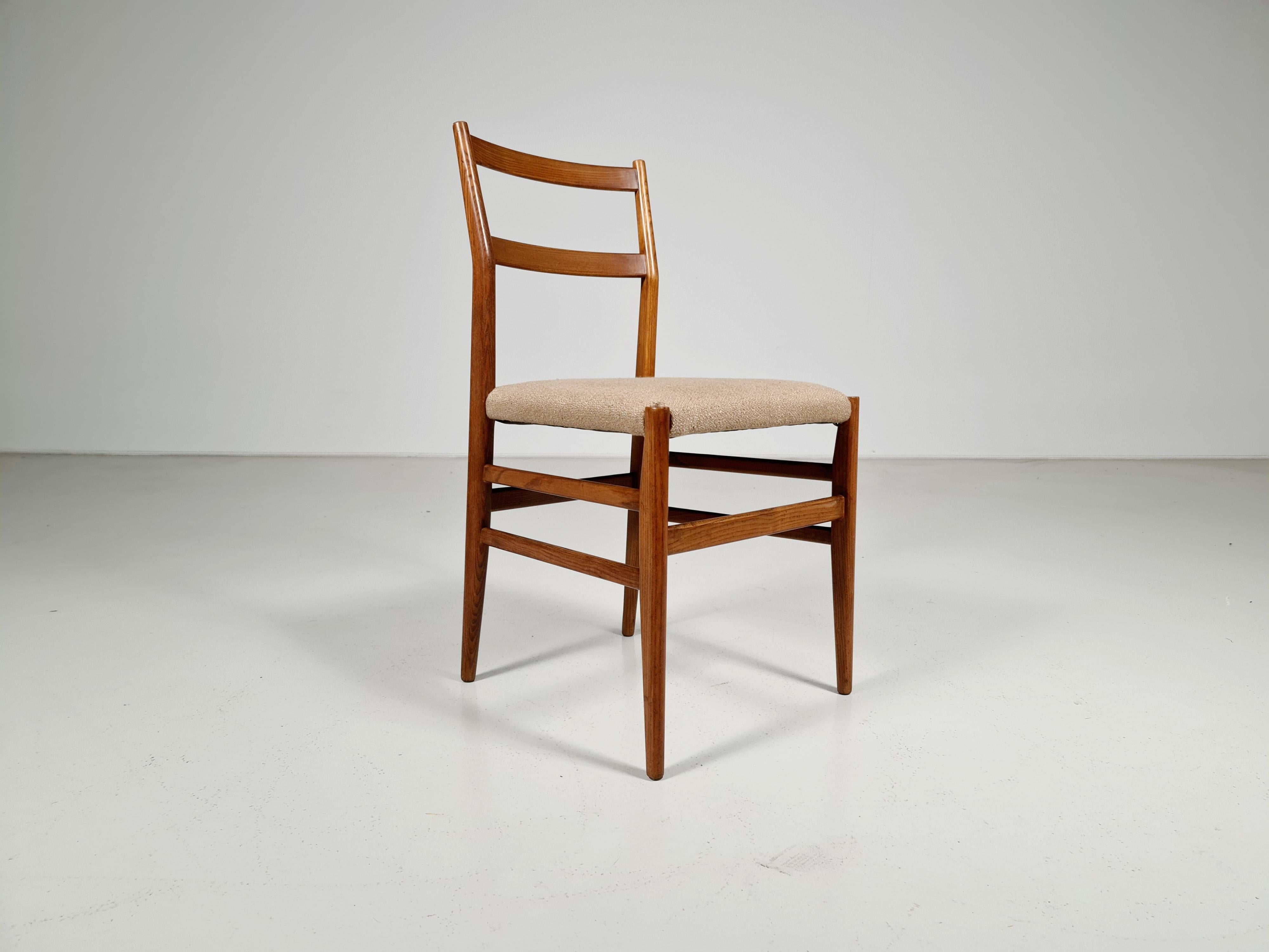Set of 4 Gio Ponti Leggera Chairs by Cassina, Italy, 1952 1