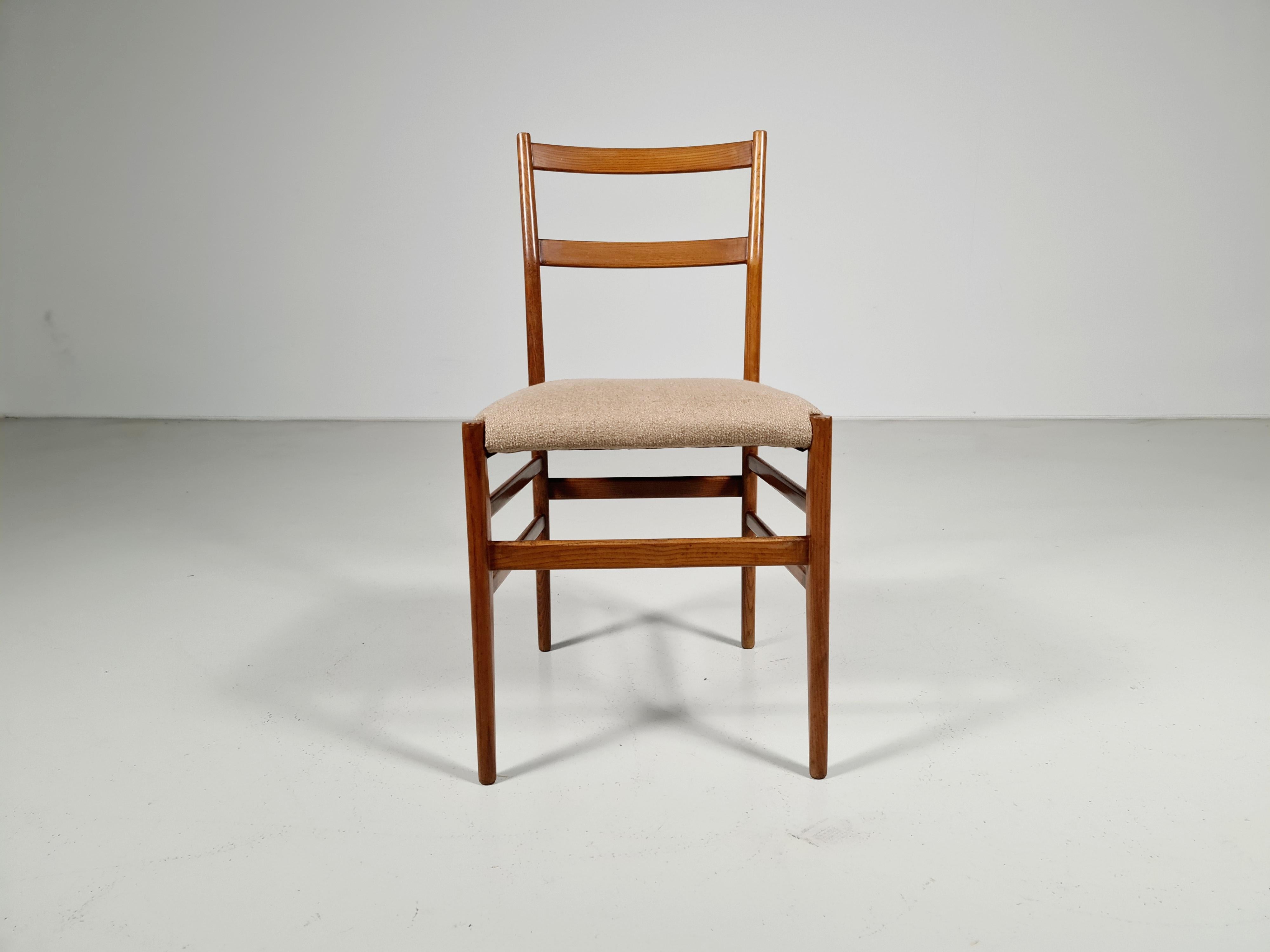 Set of 4 Gio Ponti Leggera Chairs by Cassina, Italy, 1952 2
