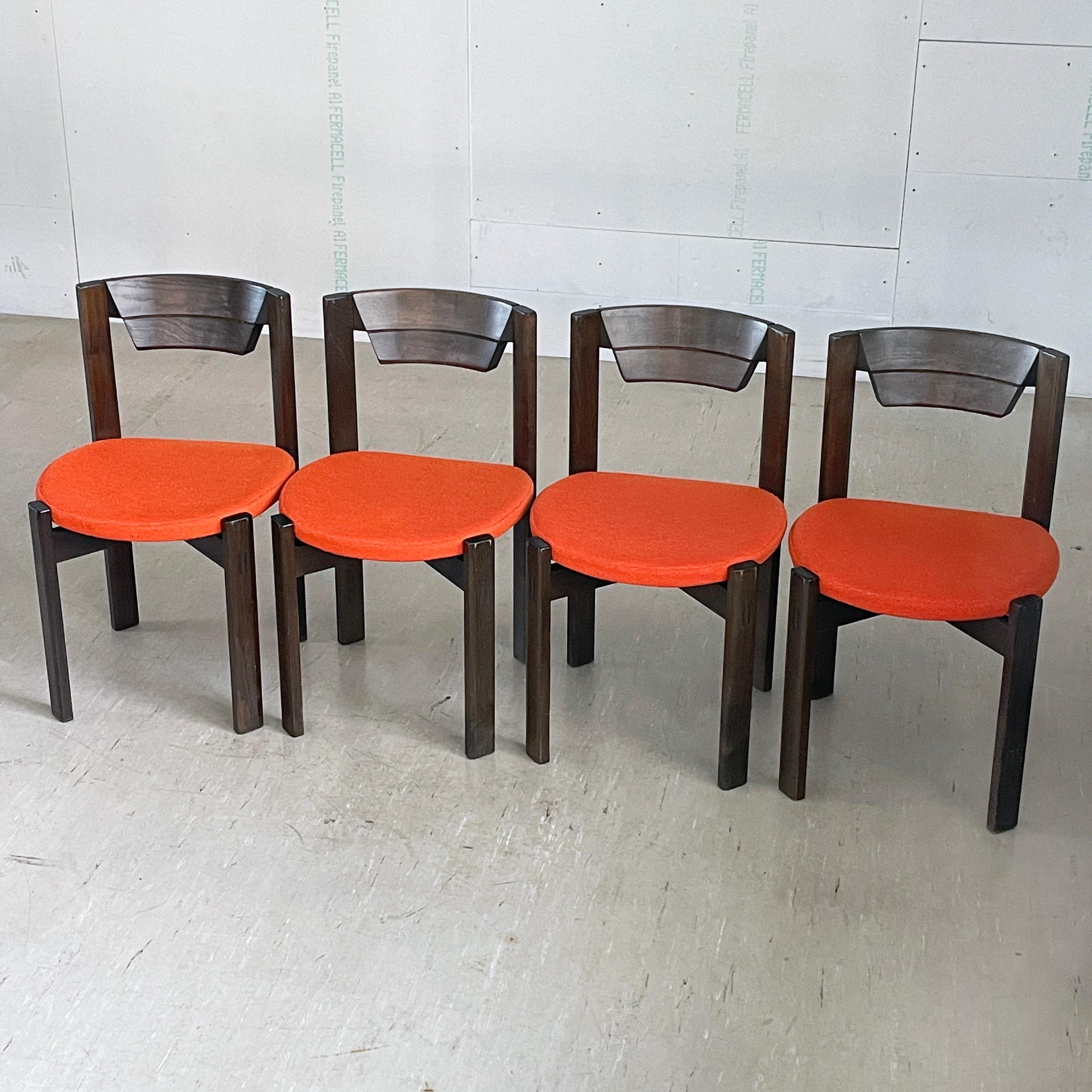 Set di 4 sedie da pranzo Girsberger di Fritz Makiol, 1973 in vendita 4