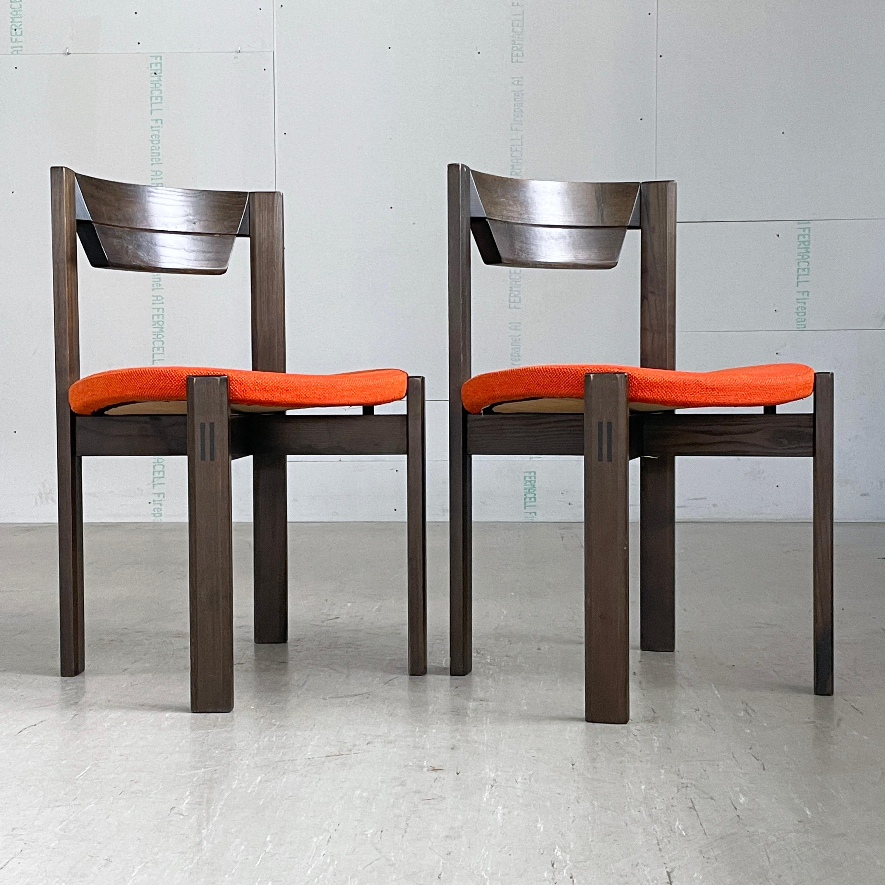 Set di 4 sedie da pranzo Girsberger di Fritz Makiol, 1973 in vendita 7