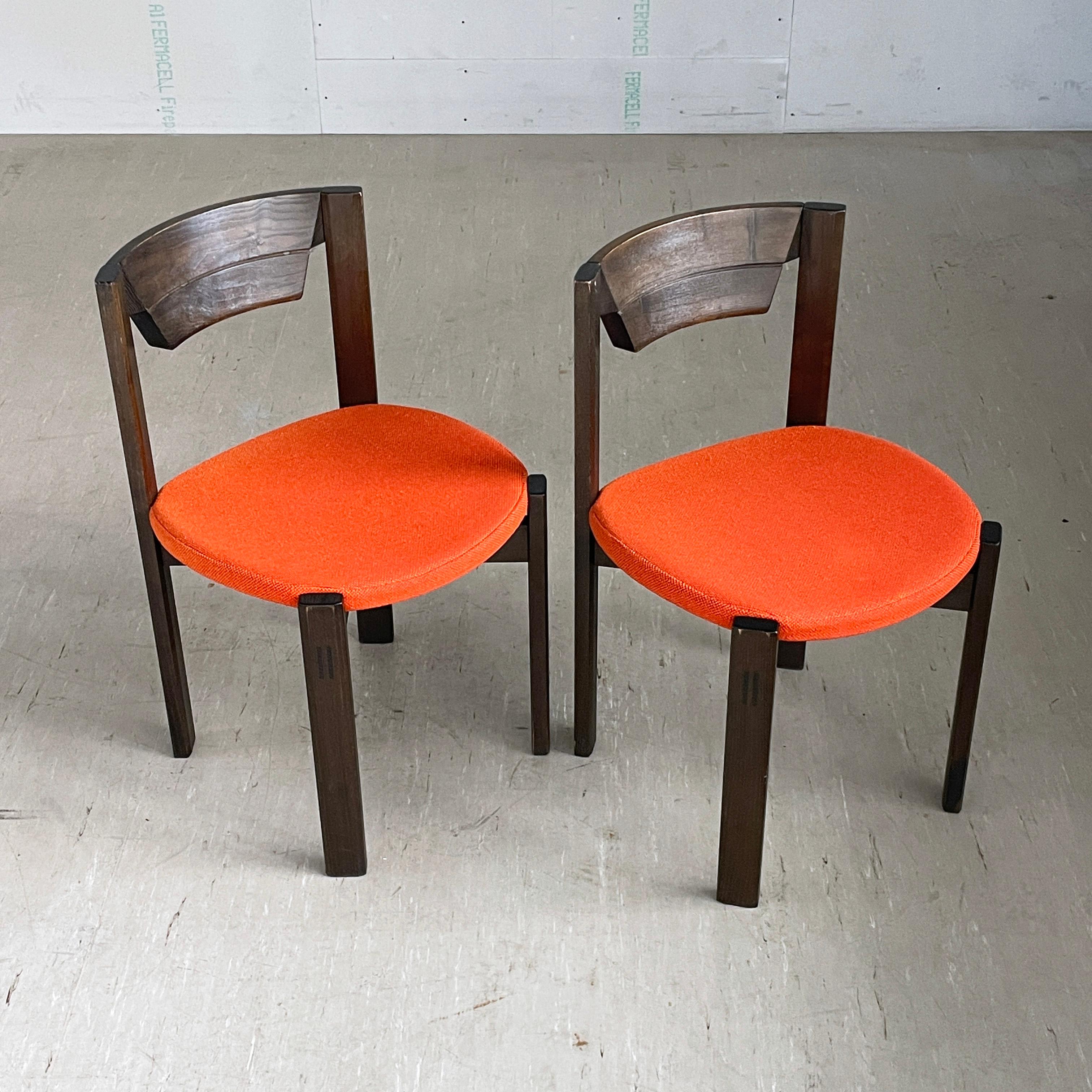 Set di 4 sedie da pranzo Girsberger di Fritz Makiol, 1973 in vendita 8