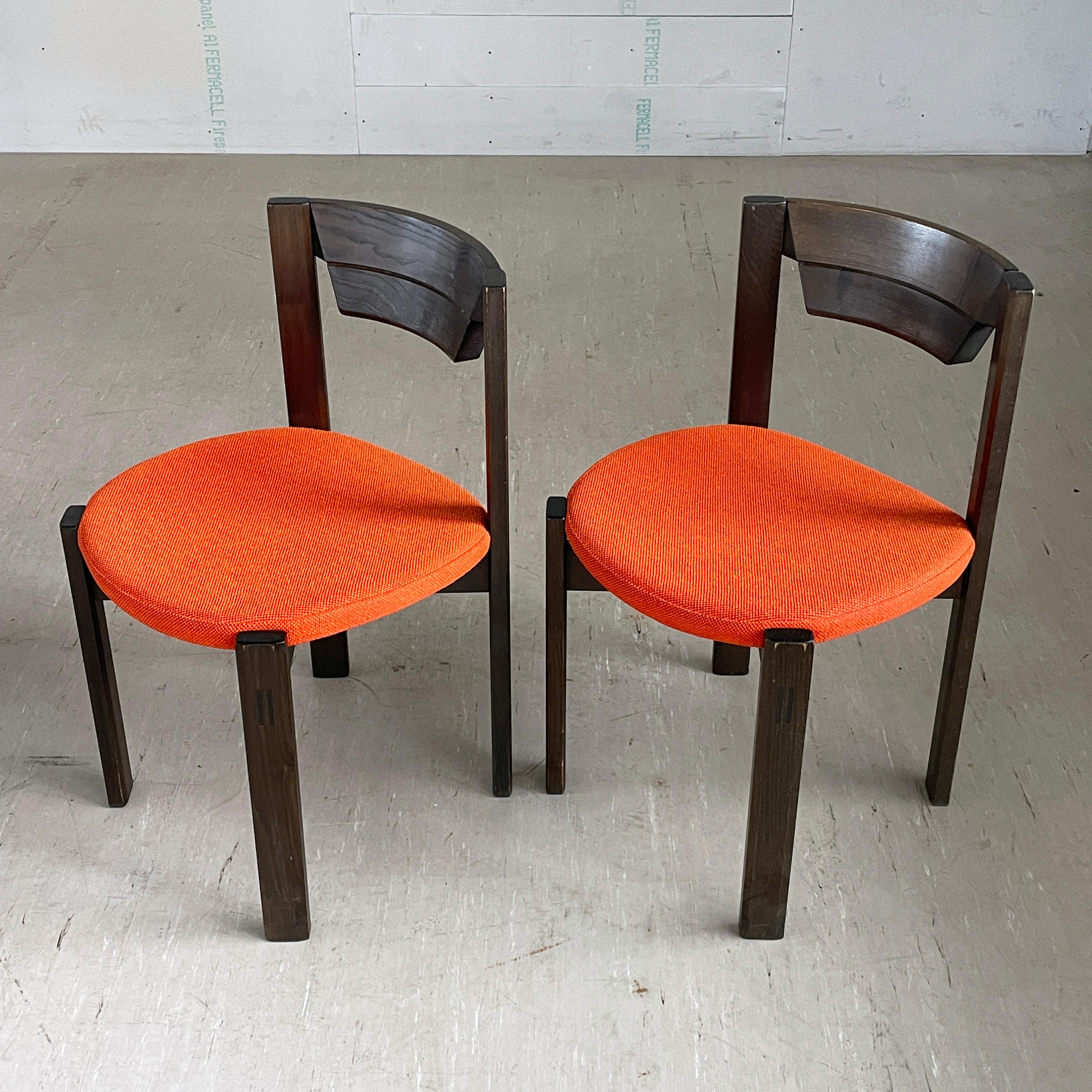 Set di 4 sedie da pranzo Girsberger di Fritz Makiol, 1973 in vendita 10