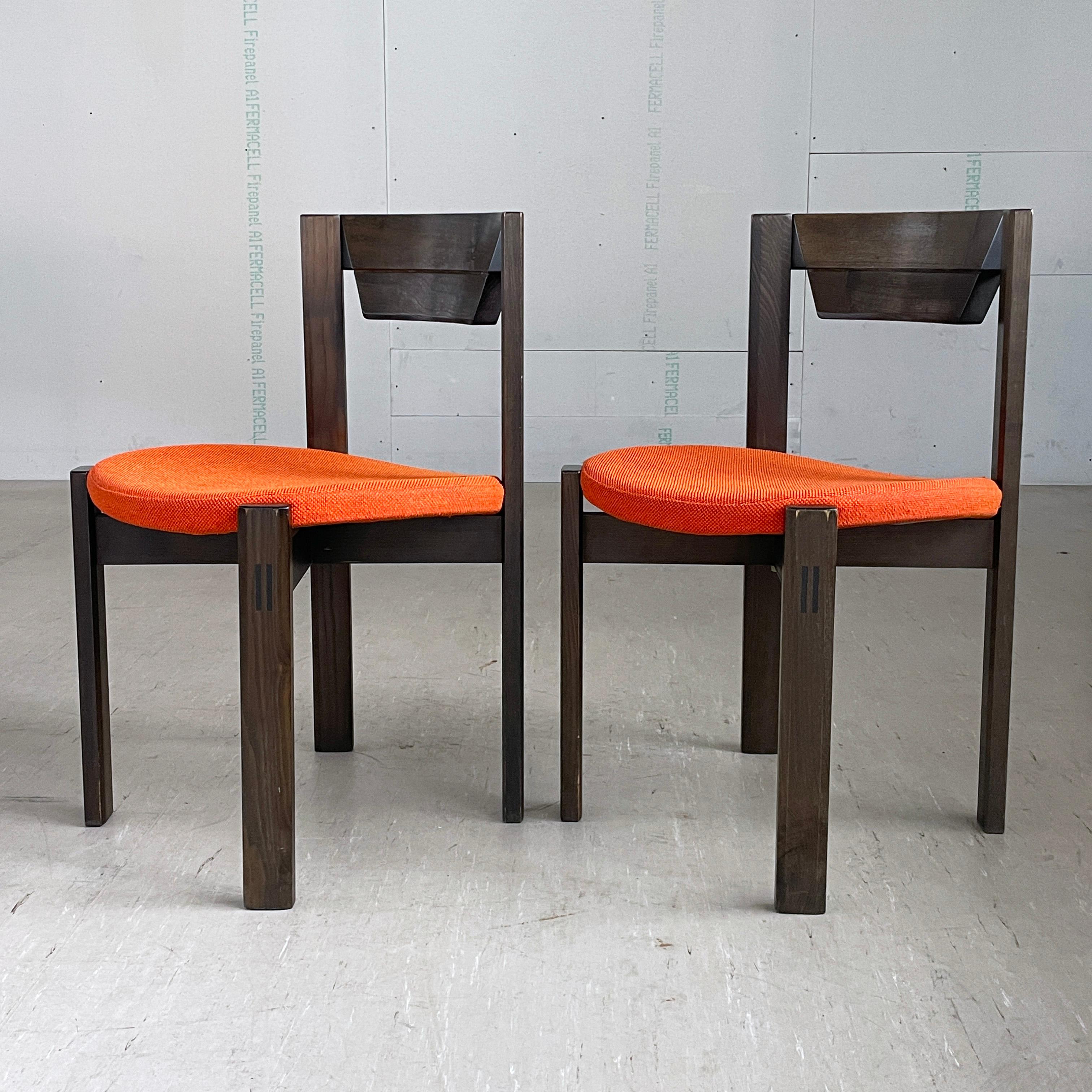 Set di 4 sedie da pranzo Girsberger di Fritz Makiol, 1973 in vendita 11