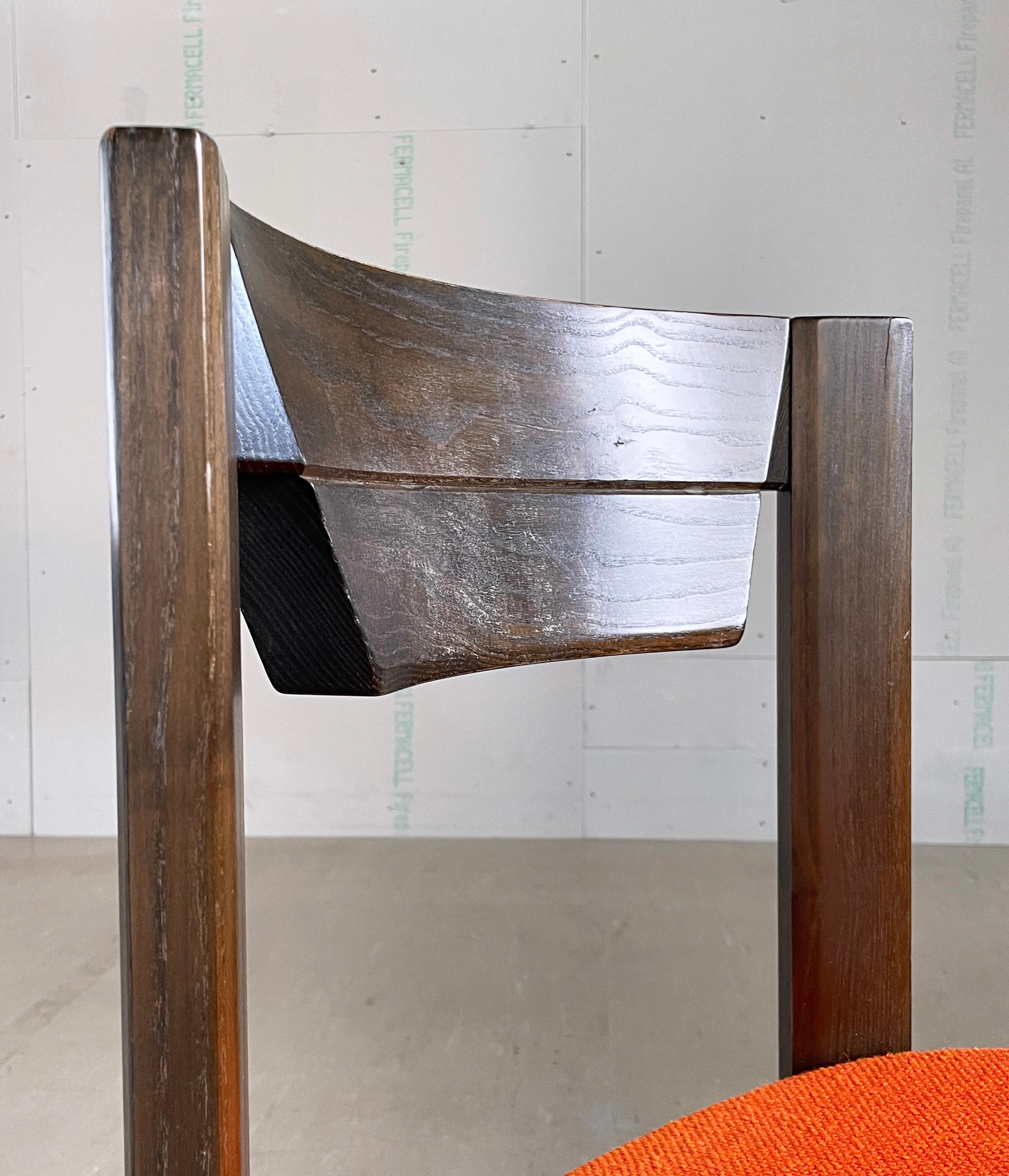 Set di 4 sedie da pranzo Girsberger di Fritz Makiol, 1973 In condizioni buone in vendita a Bern, CH