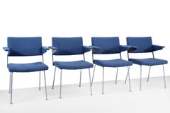 Ensemble de 4 chaises Gispen modèle 1265 d'Andr Cordemeyer