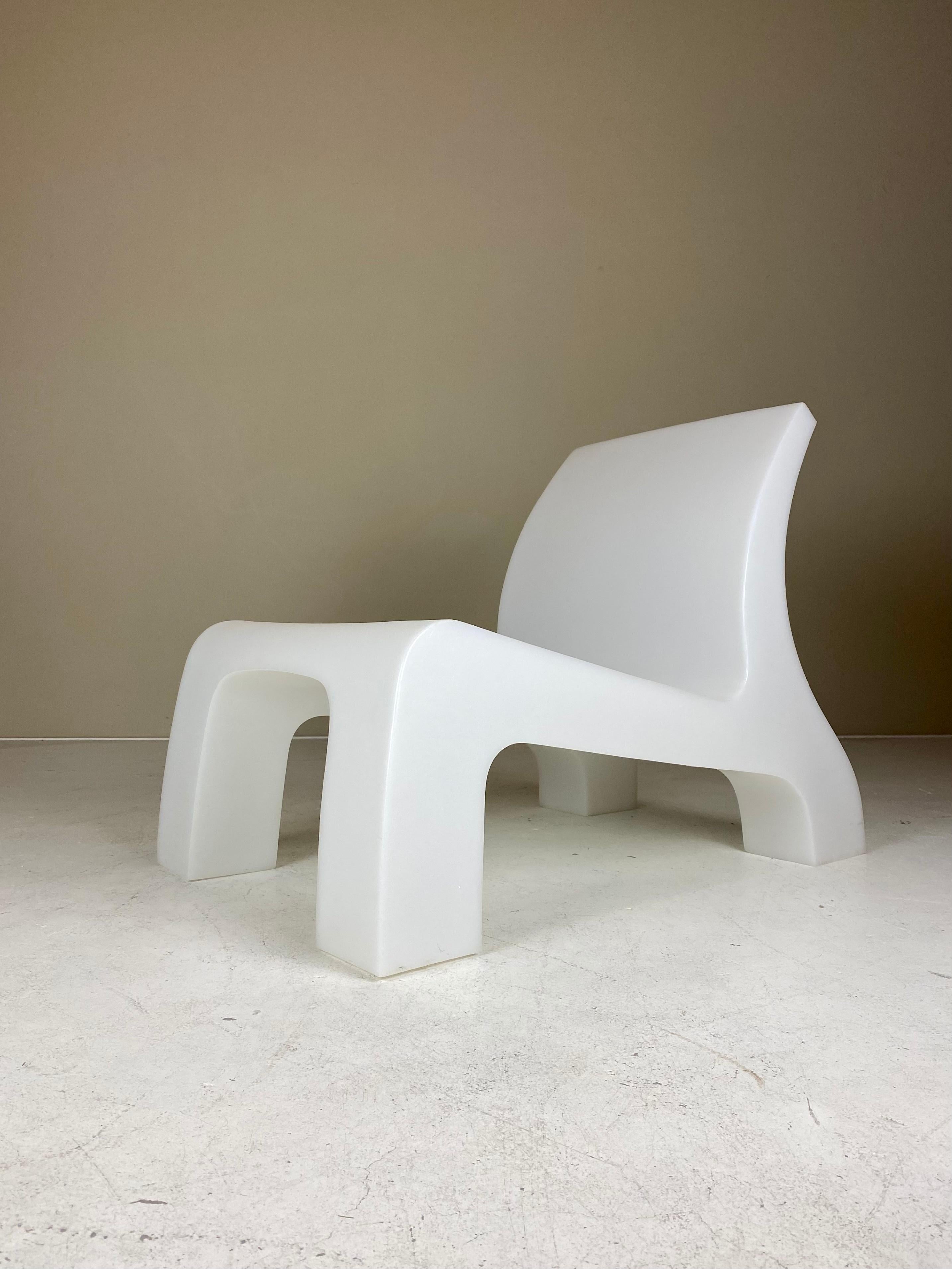 Plastique Ensemble de 4 chaises de jardin Gispen Rhino par Richard Hutten 