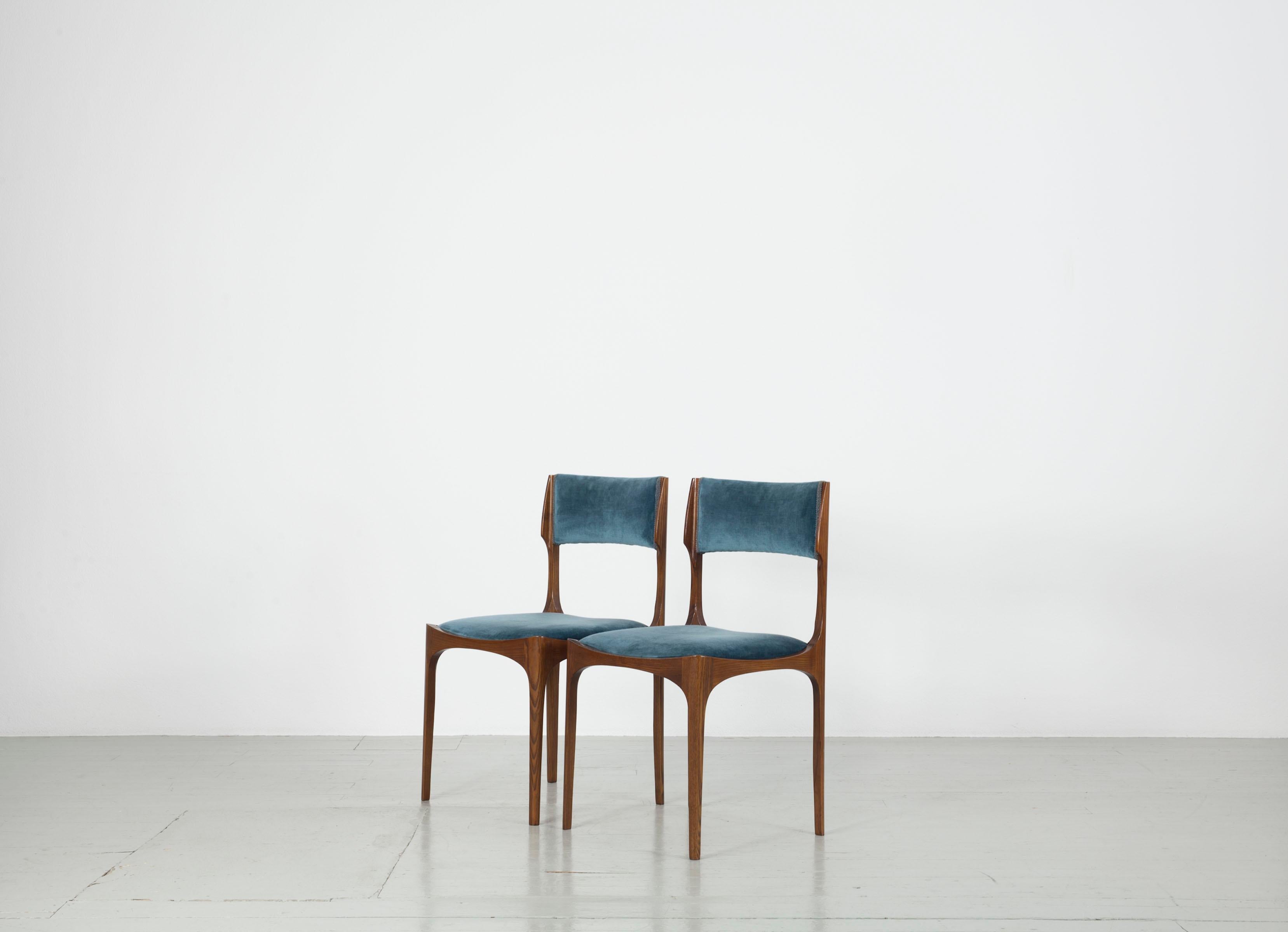 Set of 4 Giuseppe Gibelli Elisabetta Chairs, Sormani, Italy, 1963 4