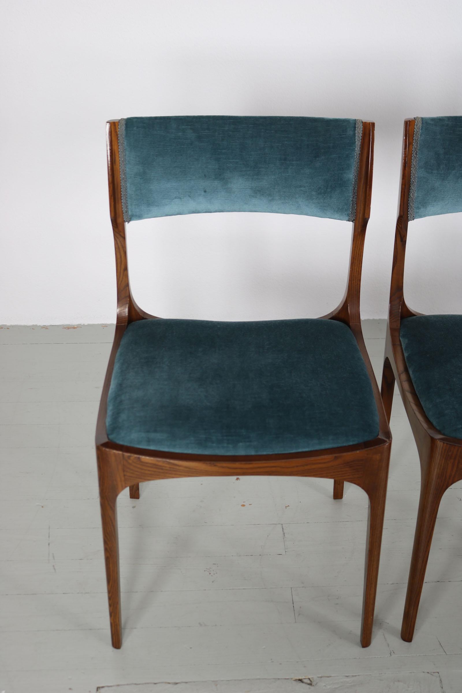 Set of 4 Giuseppe Gibelli Elisabetta Chairs, Sormani, Italy, 1963 8