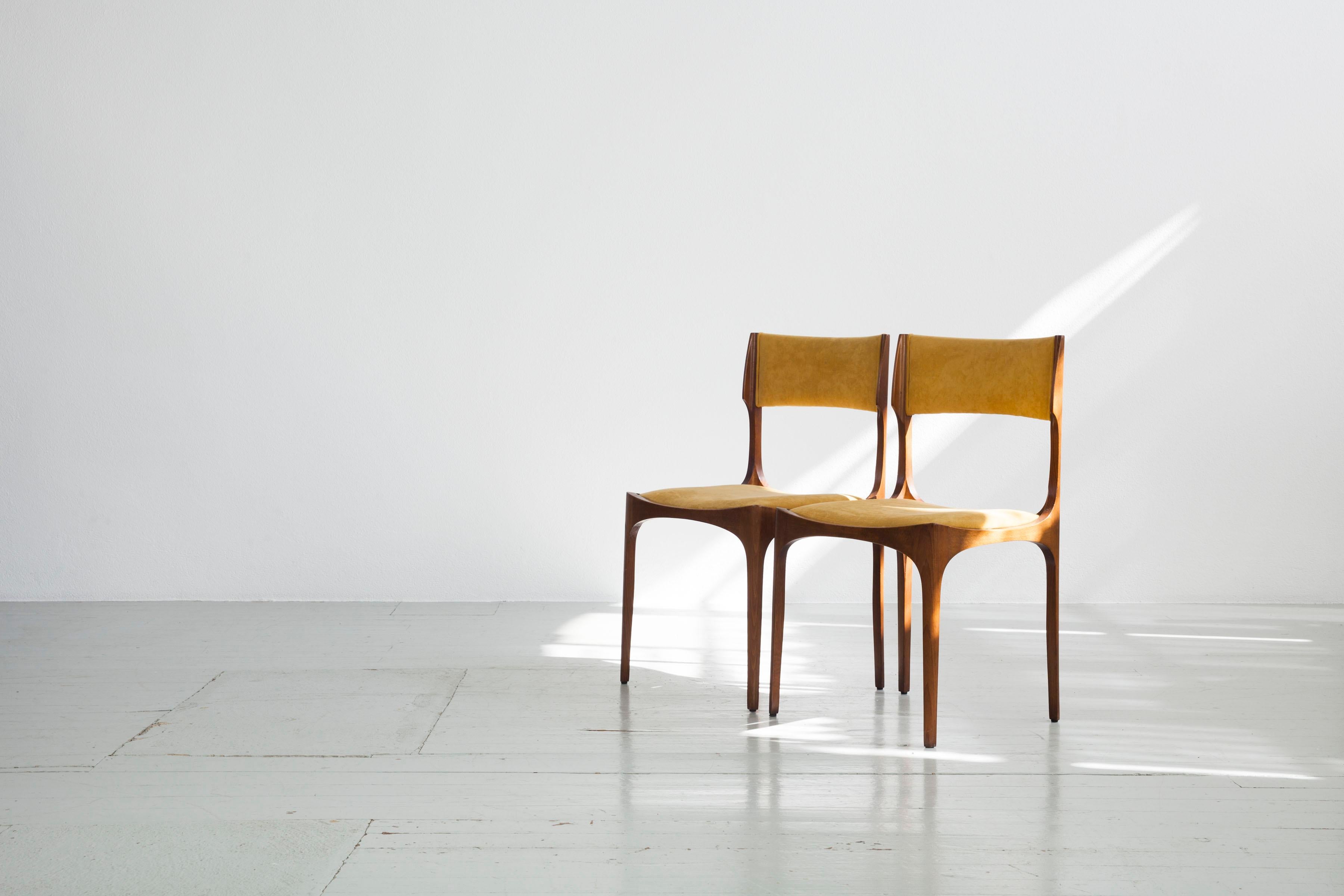 Set of 4 Giuseppe Gibelli Elisabetta Chairs, Sormani, Italy, 1963 8