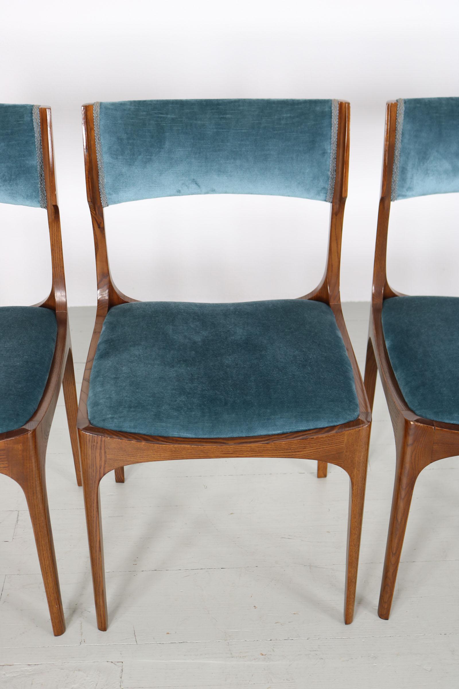 Set of 4 Giuseppe Gibelli Elisabetta Chairs, Sormani, Italy, 1963 9