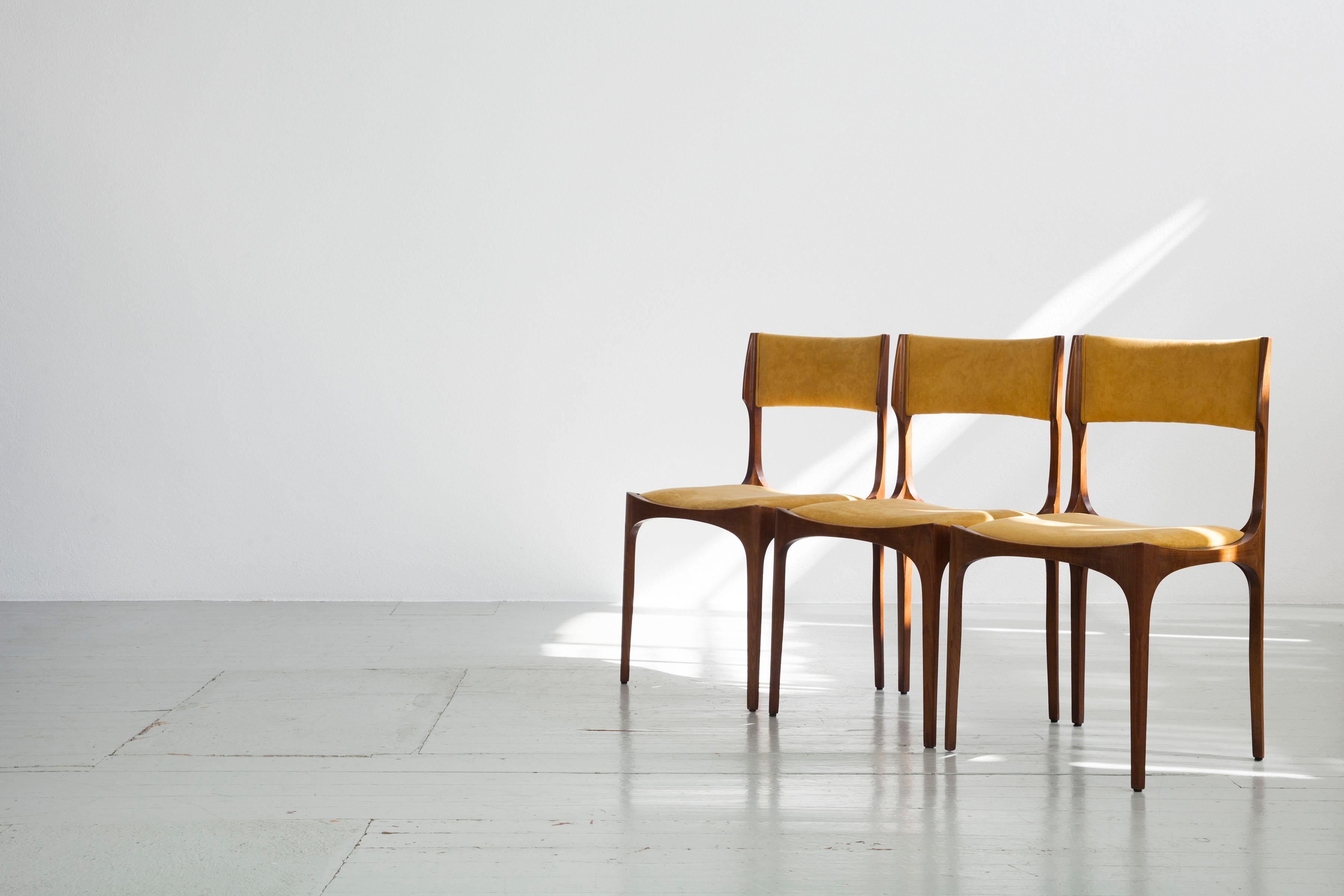 Set of 4 Giuseppe Gibelli Elisabetta Chairs, Sormani, Italy, 1963 9