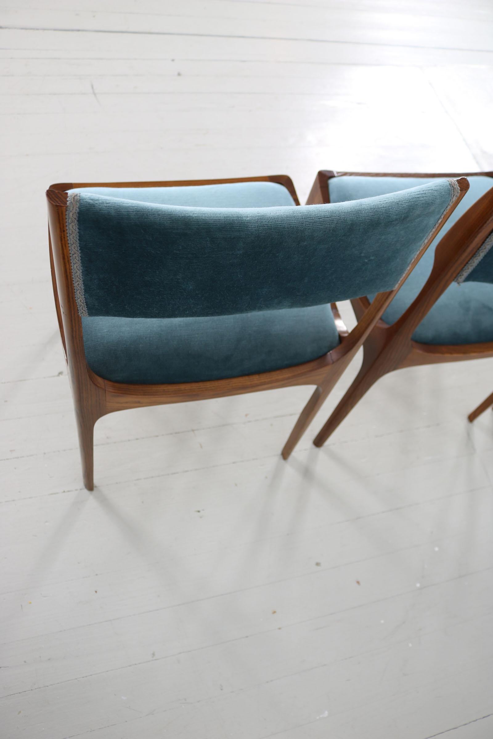 Set of 4 Giuseppe Gibelli Elisabetta Chairs, Sormani, Italy, 1963 12