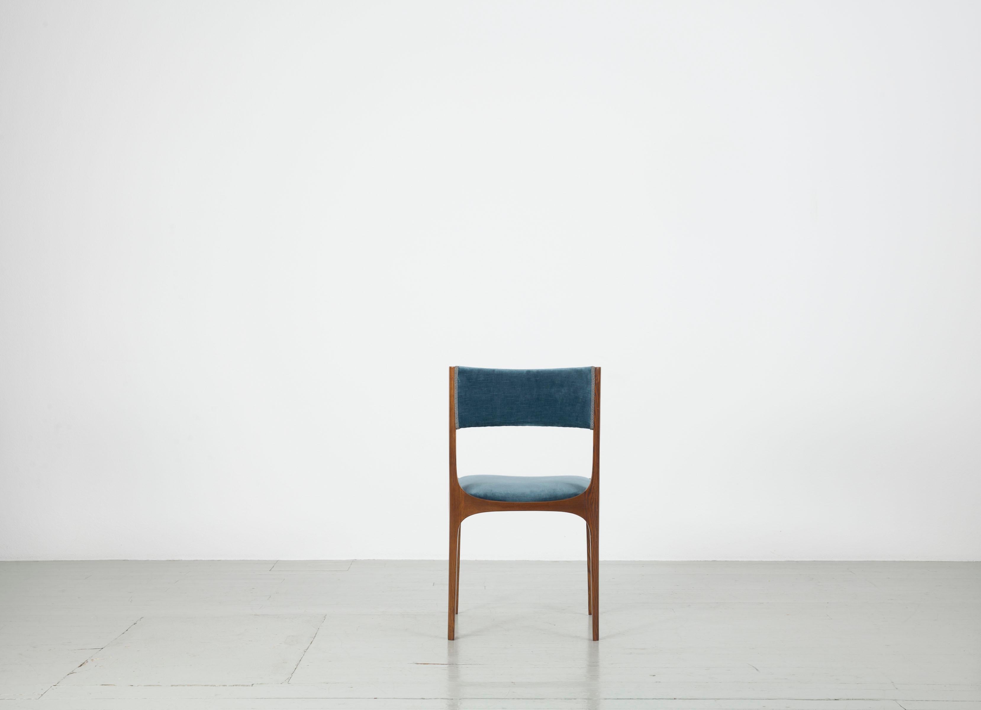 Mid-20th Century Set of 4 Giuseppe Gibelli Elisabetta Chairs, Sormani, Italy, 1963