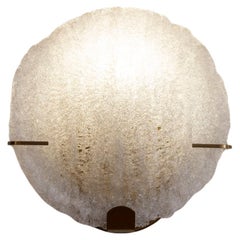 Set of 4 glass sconces by Angelo Brotto for Esperia, Italy 1970s