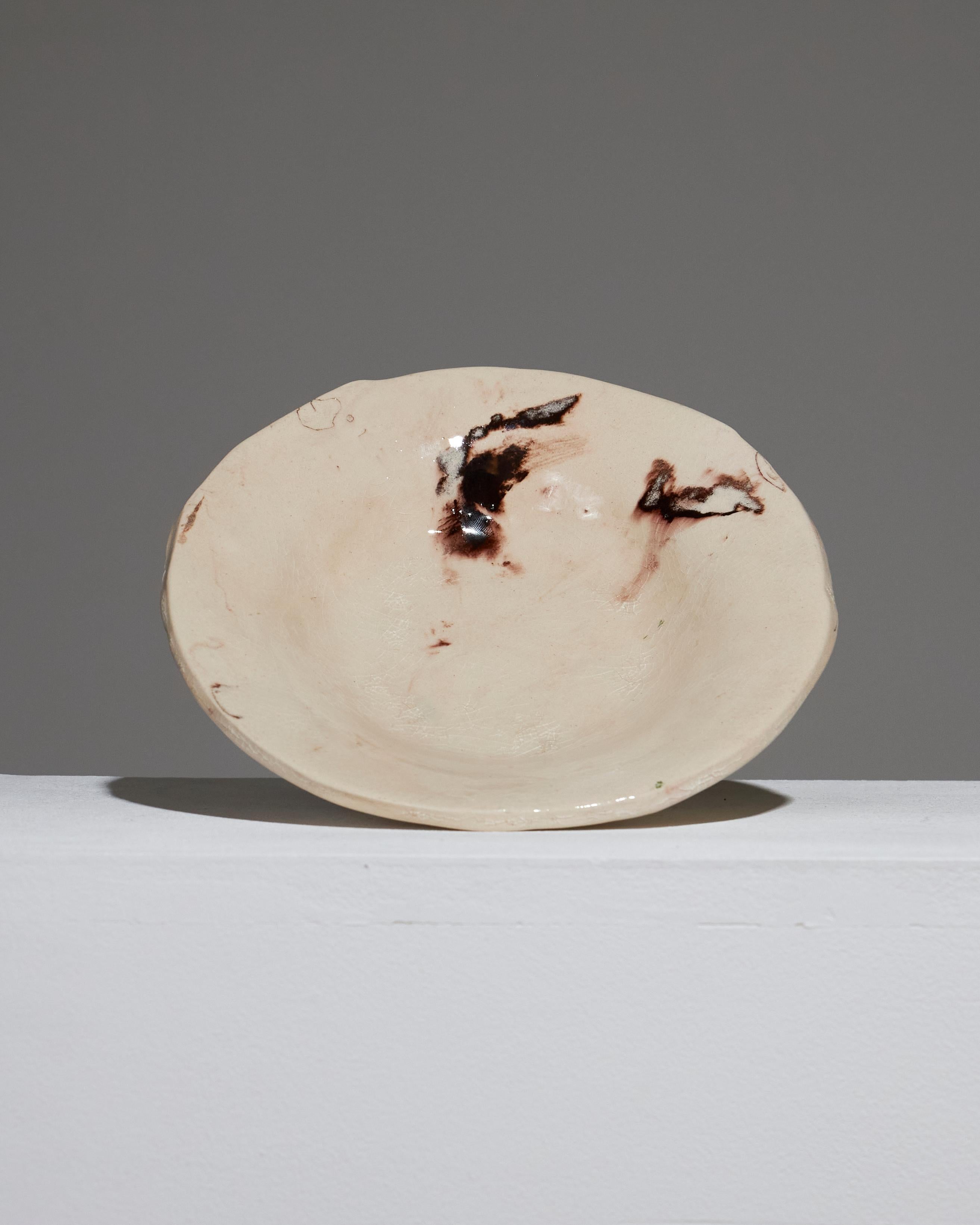 Céramique Set de 4 assiettes creuses en céramique émaillée en vente