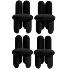 Set of 4 Glazy Chairs, Gentle 193 by Royal Stranger