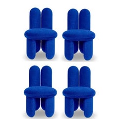 Set of 4 Glazy Chairs, Gentle 753 by Royal Stranger