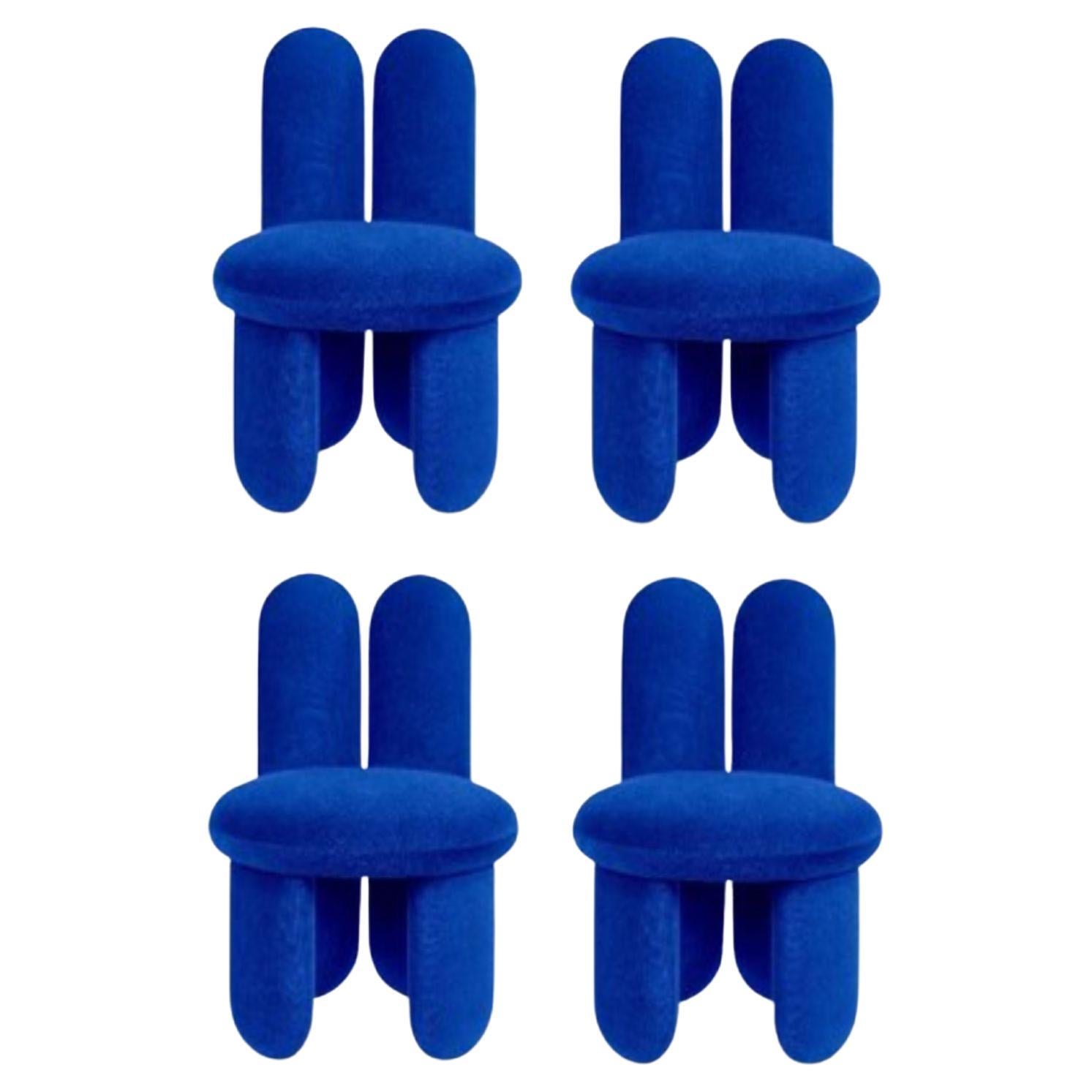 Set di 4 sedie Glazy, Gentle 753 di Royal Stranger