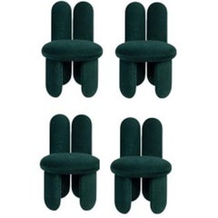 Ensemble de 4 chaises émaillées Gentle 973 de Royal Stranger