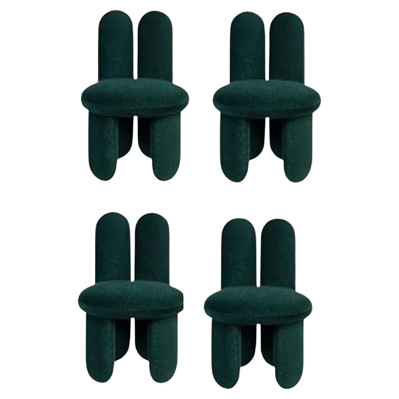 Set di 4 sedie Glazy, Gentle 973 di Royal Stranger
