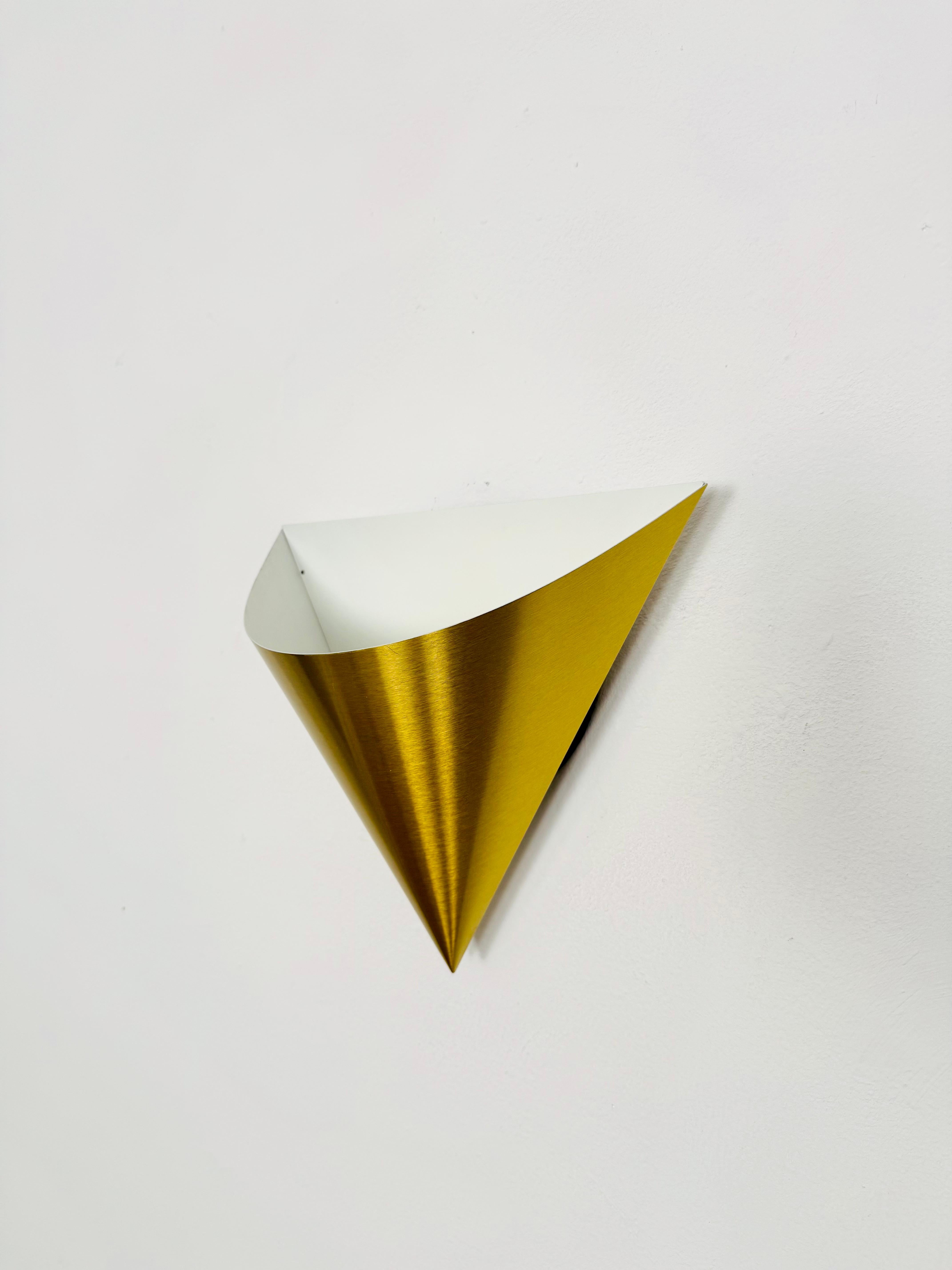 Ensemble de 4 lampes murales Golden Space Age de Dieter Witte pour Staff Bon état - En vente à München, DE