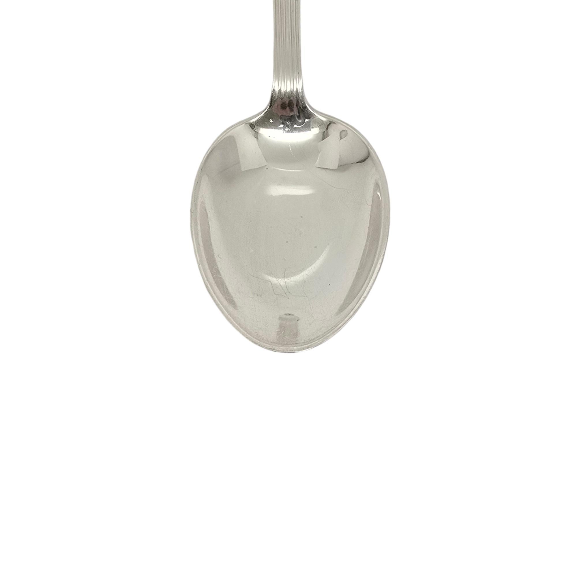 Set von 4 Gorham Medici-Dessert-/Suppenlöffeln aus altem Sterlingsilber mitMono 7