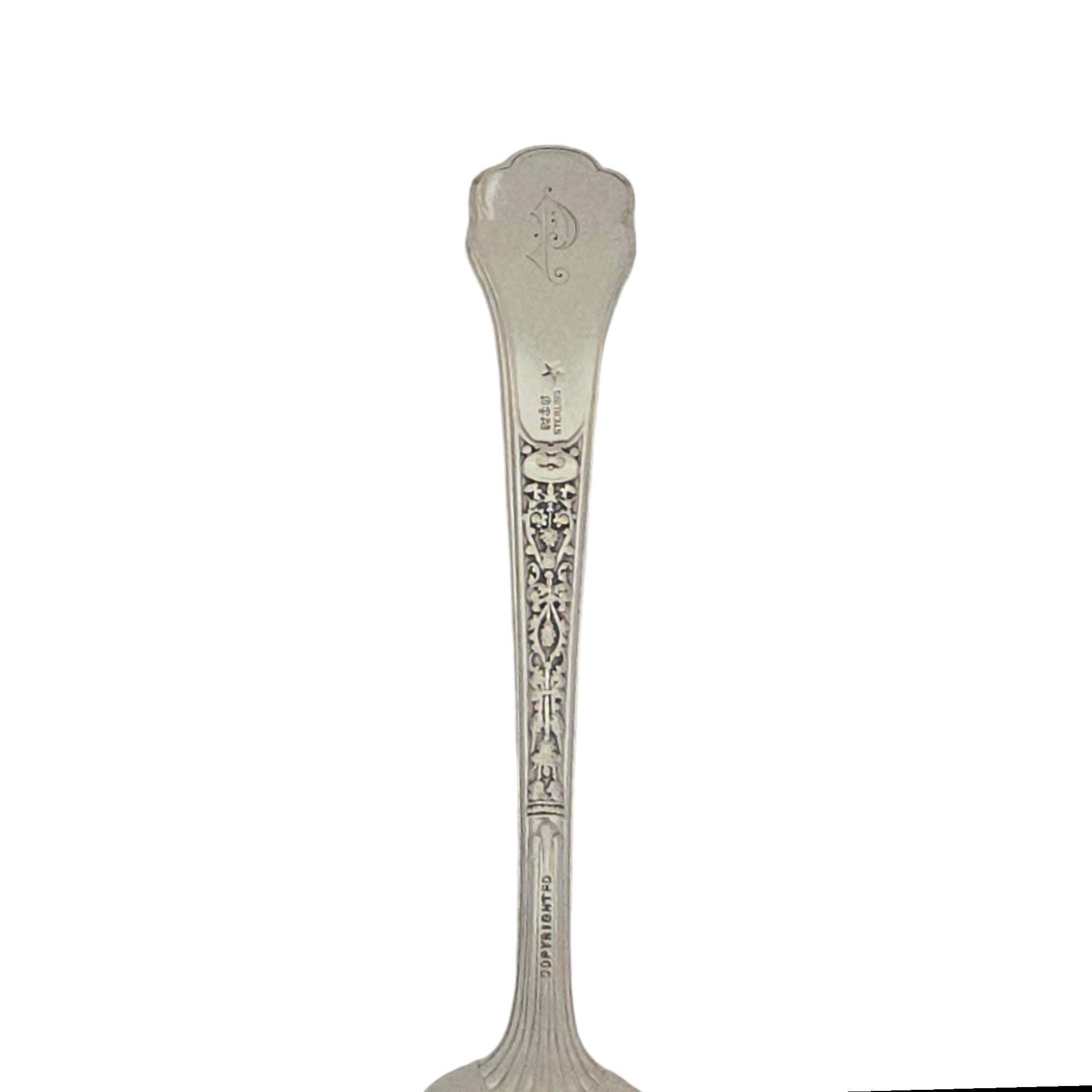 Set di 4 cucchiaini da tè Gorham Medici Old Sterling Silver c/Mono  5 7/8