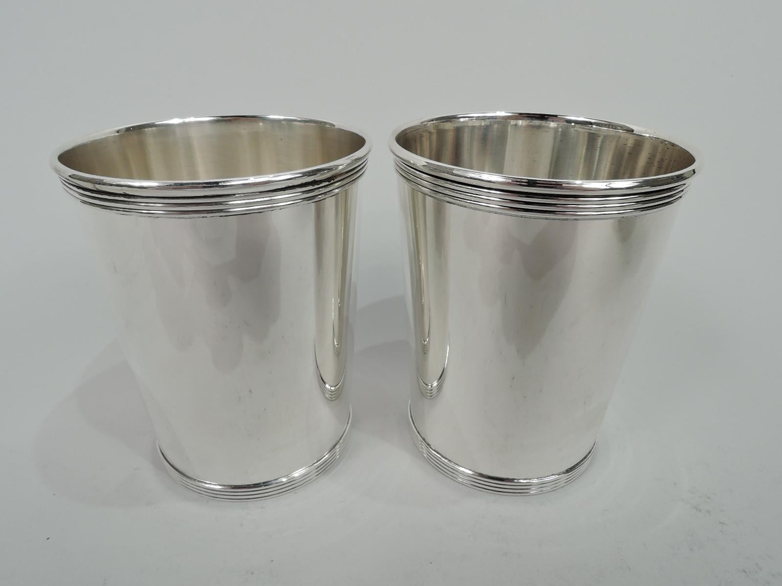 Set of 4 Gorham Newport Sterling Silver Mint Julep Cups For Sale at