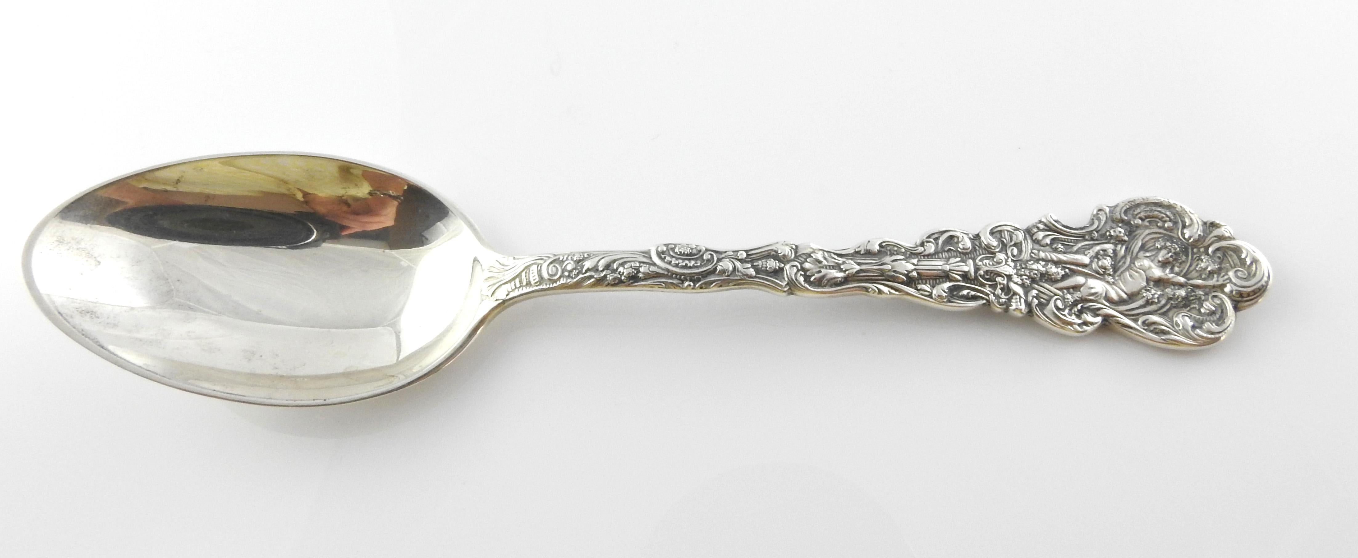 20th Century Set of 4 Gorham Versailles Sterling Silver Oval Soup/Dessert Spoon W/Mono For Sale