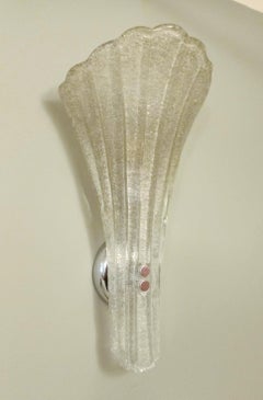 Set of 4 Graniglia Trumpet Sconces