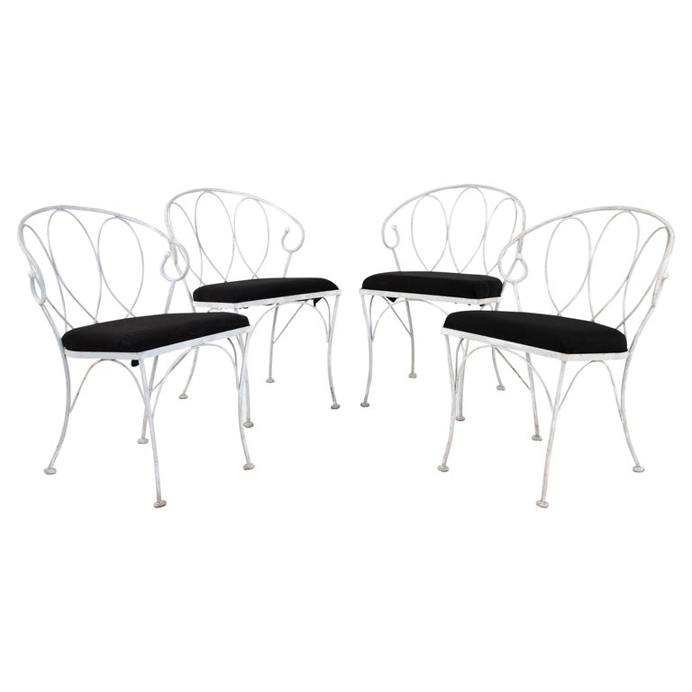 Set of 4 Gray Dining Chairs For Sale at 1stDibs
