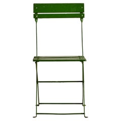 Set of 4 Green French Bistro Chairs